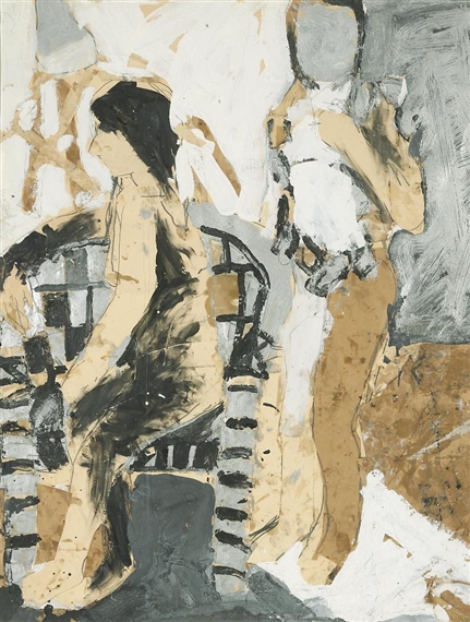 Untitled by Joan Brown, 1961