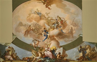THE APOTHEOSIS OF THE HEROES OF ANTIQUITY - Giacinto Diana