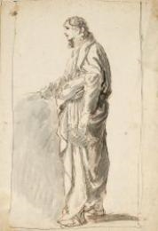 Figure Study with Jug by Felix Christoph Cajetan Fuchs