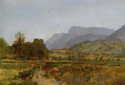 Presqu'île du Lac Chempex by Eugene Sordet, 1888