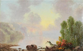 HUDSON RIVER, THE PALISADES - Frederick A. Butman