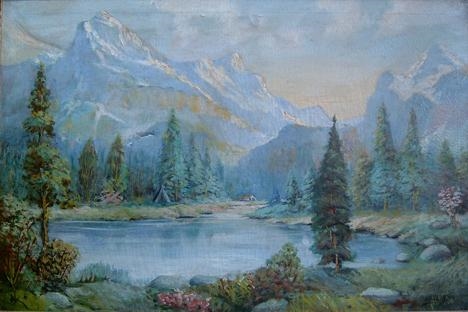 Artwork by Andrew Wohl, SOLITUDE, Made of oil on canvas