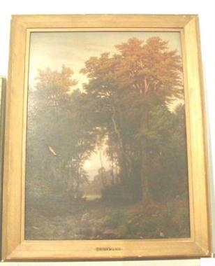 A DEER IN THE FOREST - Hermann Brinckmann