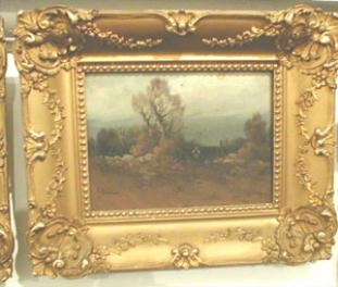 FIGURE IN A LANDSCAPE - C. Demiko