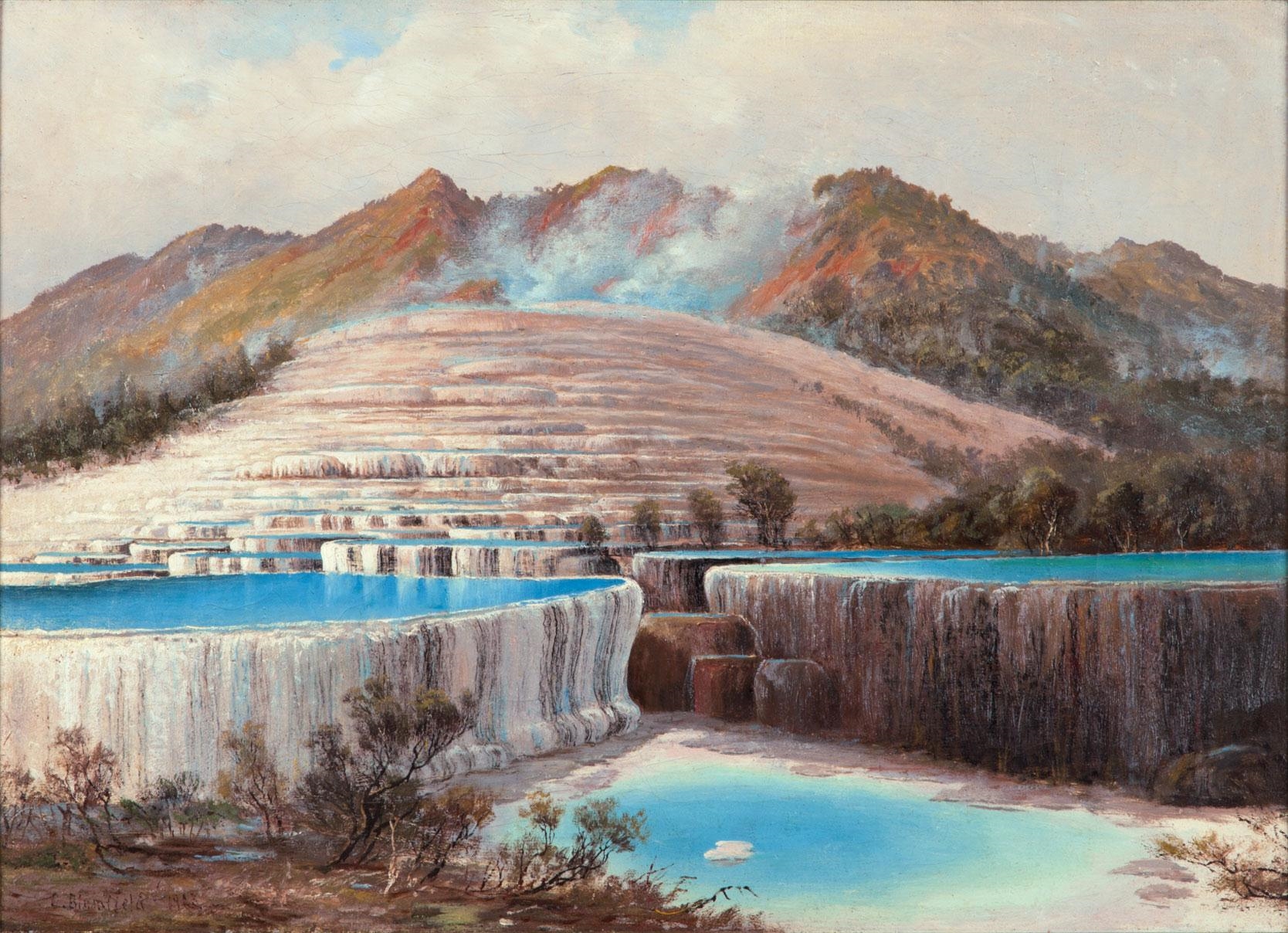 The Pink Terraces by Charles Blomfield, 1913