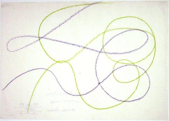 Große Schwünge by Hermann Glöckner, 1983