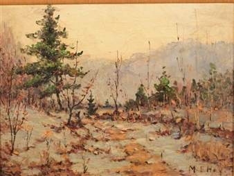 Winter Landscape - Martin E. Hoy