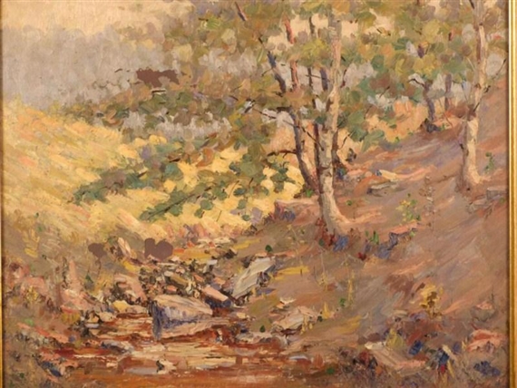 Impressionist Landscape by Martin E. Hoy