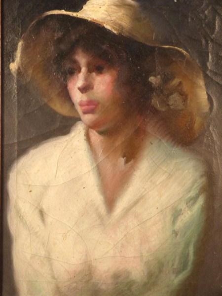Artwork by Martin E. Hoy, Portrait of a Woman, Made of Oil on Canvas