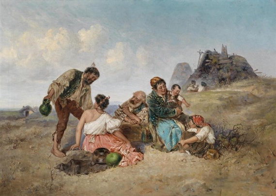 The Fortune Teller by Pal Böhm