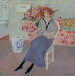 Girl with black tights and shoes by Brenda Lenaghan