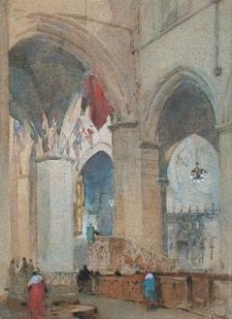 Church interior by Robert Eadie