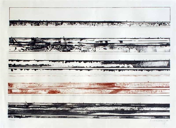 "Murray River Panel" by Fred Williams, 1975