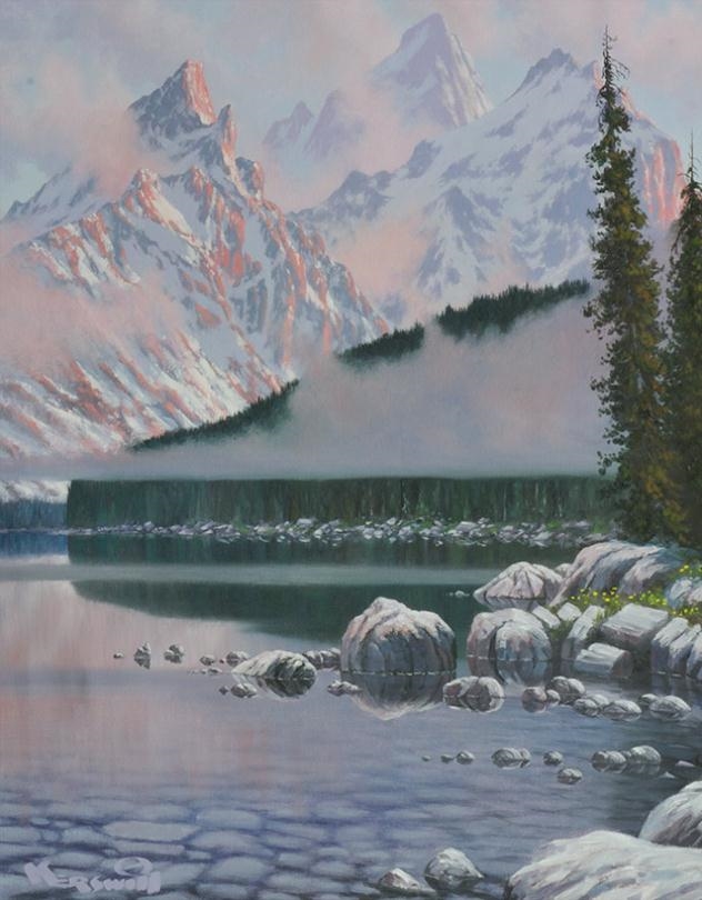 Kerswill J. W. Roy Jenny Lake Tetons MutualArt