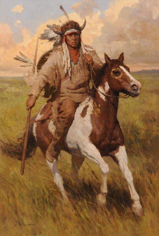 Z.S. Liang | Pride of the Lakota, Before Deer Medicine Rock | MutualArt