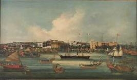 A PAIR: THE HONGS AT CANTON & THE BUND SHANGHAI - Hing Qua