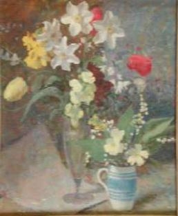 A STILL LIFE OF SPRING FLOWERS - C. A. Morris