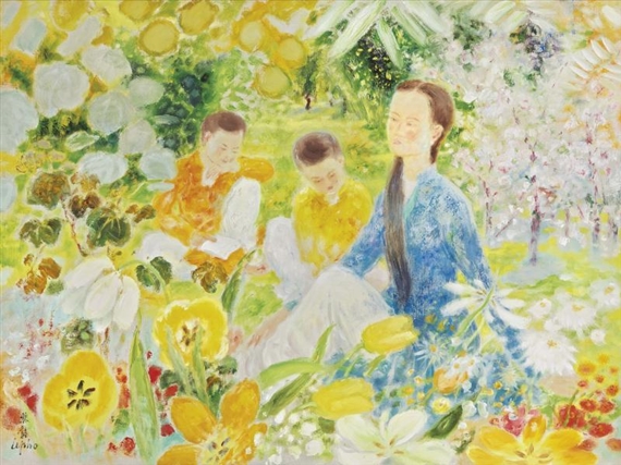 LE REPOS DANS LE JARDÍN (RESTING IN THE GARDEN)