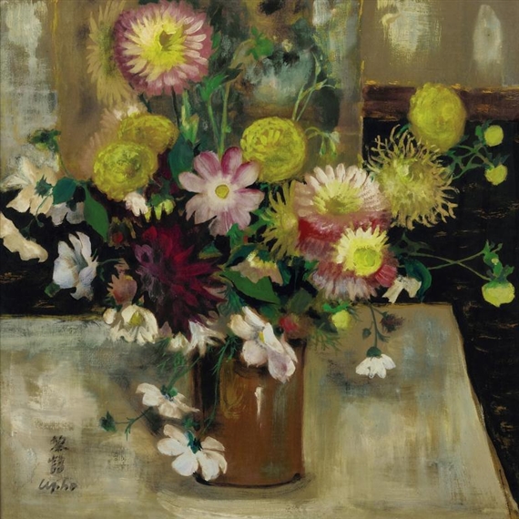 ANÉMONES ET DALHIAS (ANEMONES AND DAHLIAS)