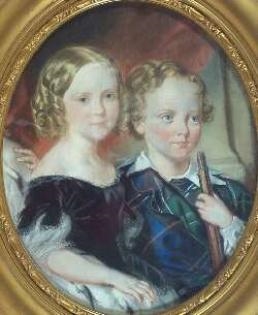 HALF LENGTH PORTRAITS OF ROBERT AND MARGARET HALDANE - Mary Haldane