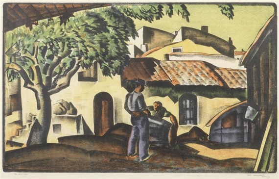 The Wine Cask by Iain MacNab, circa 1940