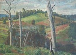 Australian landscape - Charles Bassett