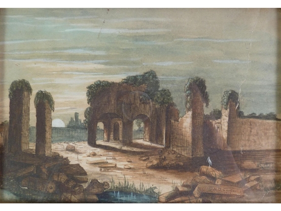 Ruins at Sardis by A.D. Carter, 1879