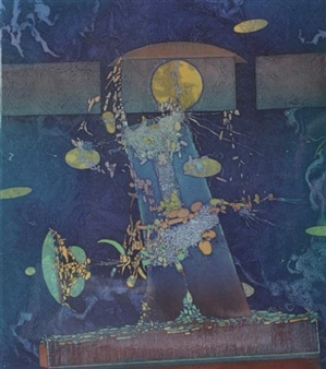 Departure, together with a group of thirteen contemporary prints - Walter Crump