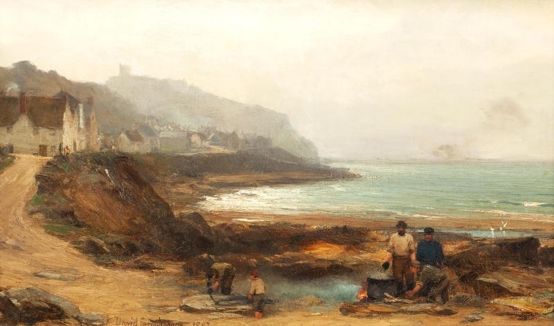 Artwork by David Farquharson, Sennen Cove, Made of oil on canvas