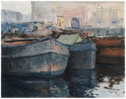 harbor scene by Zivko Zic