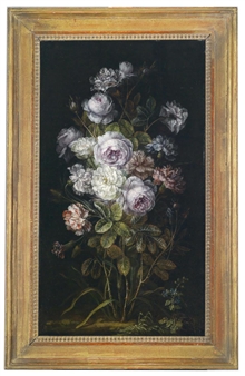 Ein Paar Blumenstillleben - Charles Seveaux