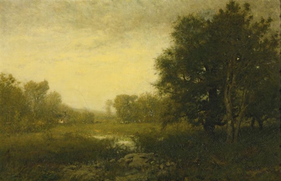 A SUMMER DAY by Alexander Helwig Wyant, circa 1885