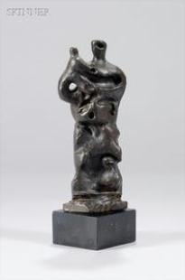 Standing Mother and Child: Holes by Henry Moore, 1955