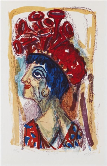 Contessa by Otto Dix, 1962