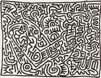 Untitled by Keith Haring, 1984