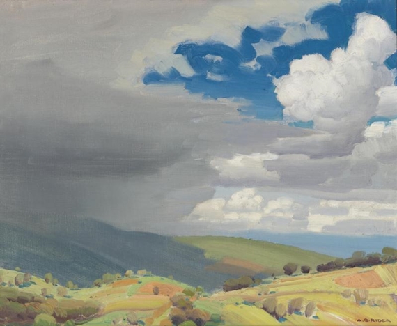 Coming storm by Arthur Grover Rider