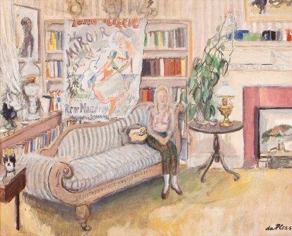 Artwork by Enslin Hercules du Plessis, The Cheret Poster, Made of Oil on canvas laid down on board