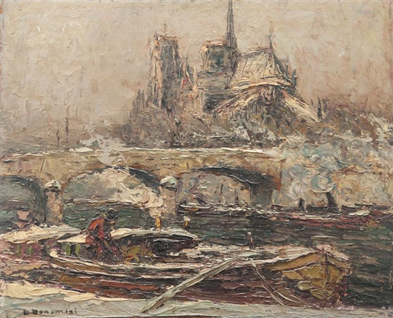 Vue de Paris by Louis Bonamici
