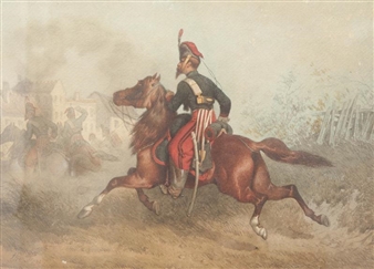 Hussard - Théodore Fort