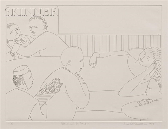 Andrew Stevovich「THE DANCE」1989年 アクアチント Andrew Stevovich | The Dance (1989) | MutualArt