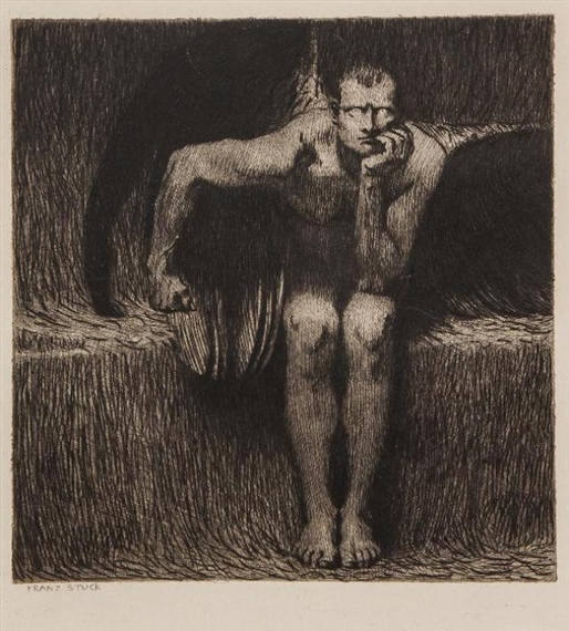 Lucifer by Franz von Stuck, 1890