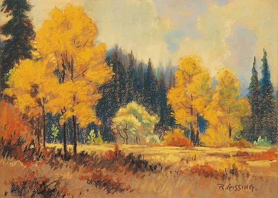 Untitled - Autumn Scene by Roland Gissing