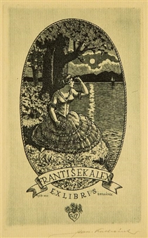 Ex Libris František Alex - Stanislav Kulhánek