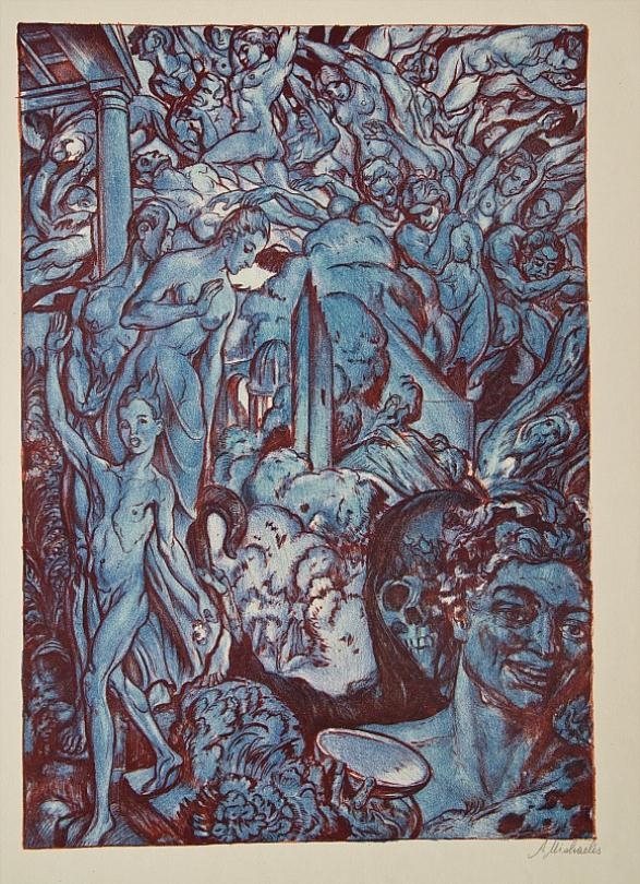 Artwork by Arthur Michaelis, Apokalypsa, Made of litography