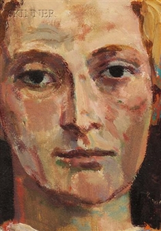 Portrait of a Head - Arthur Polonsky