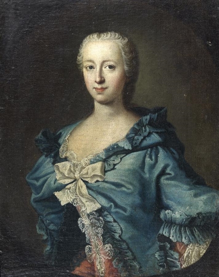 PORTRAIT DE MADAME ADRIENNE LECOUVREUR, ACTRICE - Louis de Fontaine