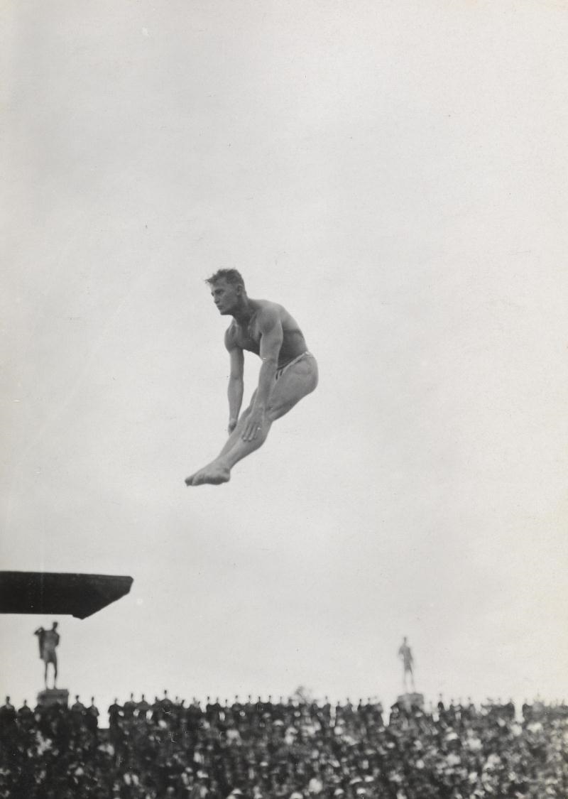 Swimming Events, Berlin by Gerhard Riebicke, 1921