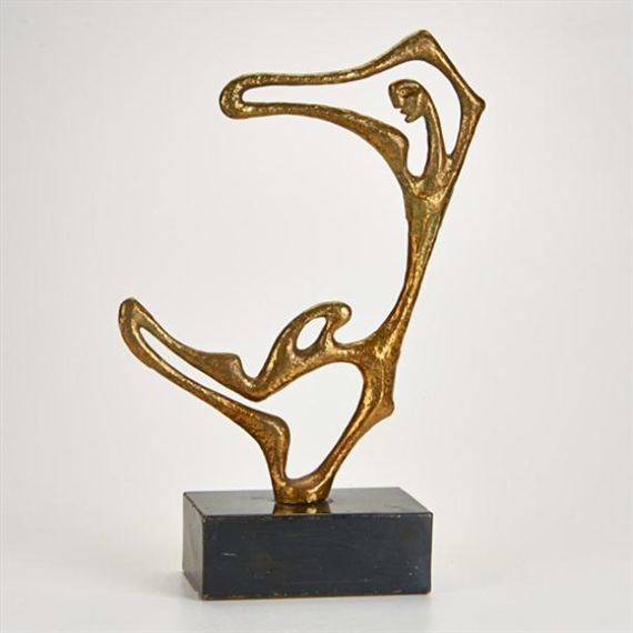 sculpture of dancers by Frederick Weinberg, 1950s