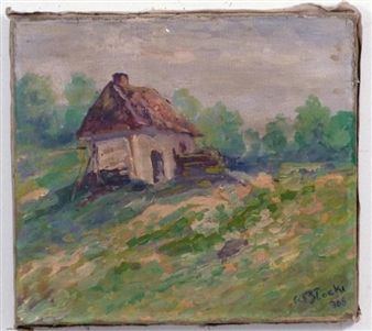 Landscape with house - Wladyslaw Blocki