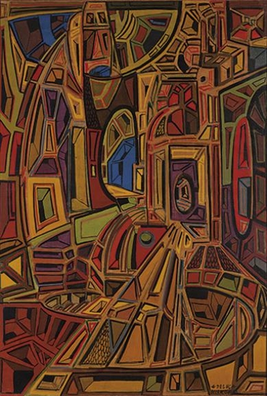 Composizione by Mirko Basaldella, 1950